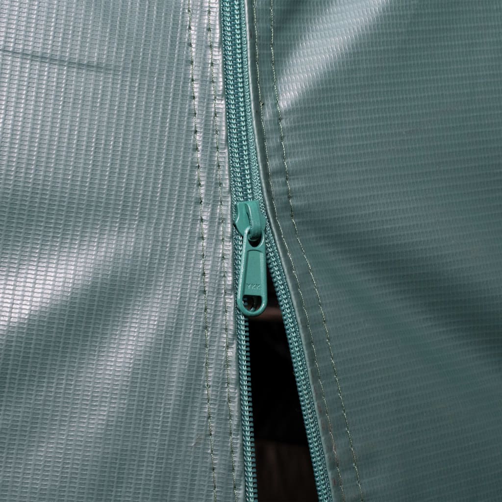 Mobilní Přístřešek Pro Zvířata Pvc 550 G/M² 3,3X4,8M Tm. Zelený