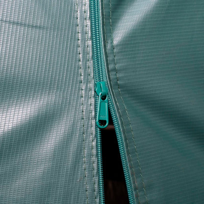 Mobilní Přístřešek Pro Zvířata Pvc 550 G/M² 3,3X4,8M Tm. Zelený