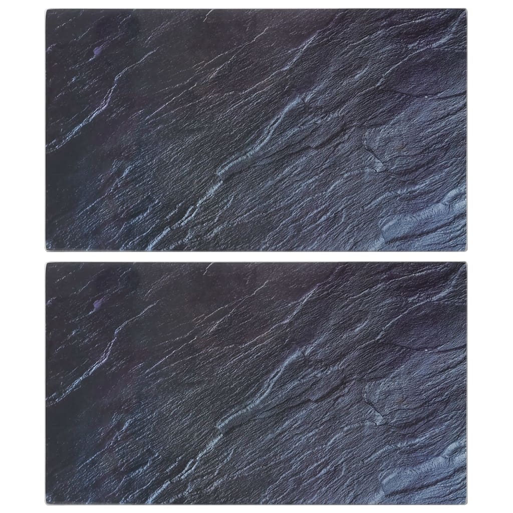 Kuchyňská Prkénka 2 Ks Se Vzorem Betonu Tvrzené Sklo