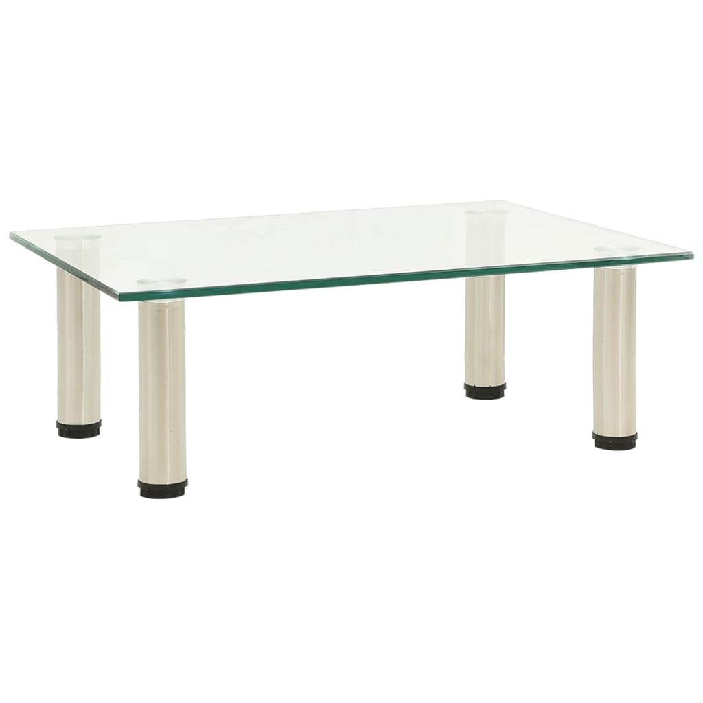 Tv Stolek Mléčný 60 X 35 X 17 Cm Tvrzené Sklo