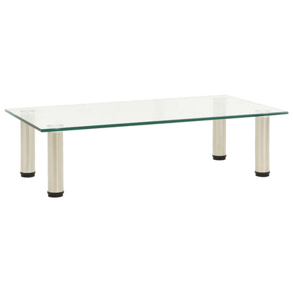 Tv Stolek Mléčný 60 X 35 X 17 Cm Tvrzené Sklo