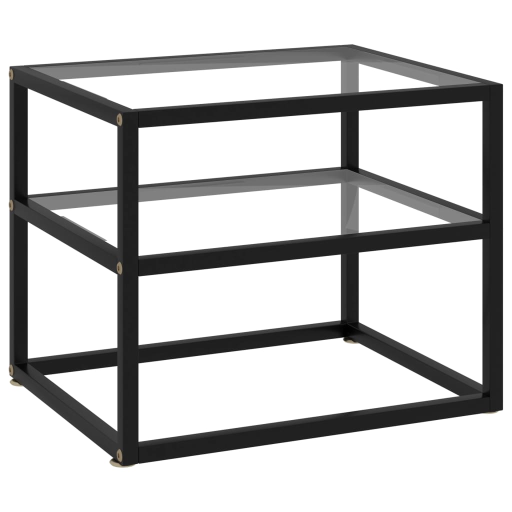 322854  Console Table Black Tempered Glass
