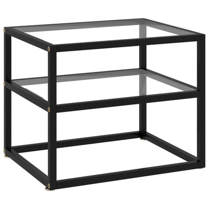 322854  Console Table Black Tempered Glass