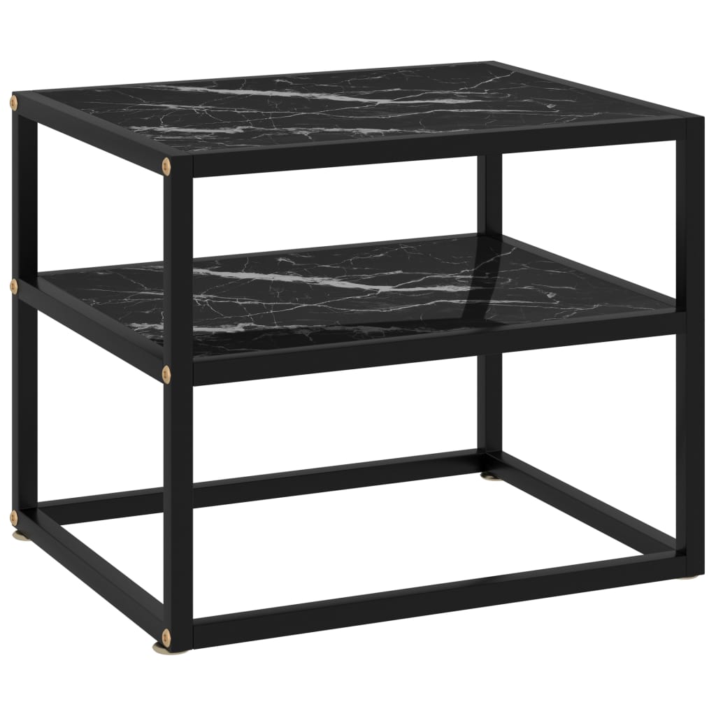 322854  Console Table Black Tempered Glass