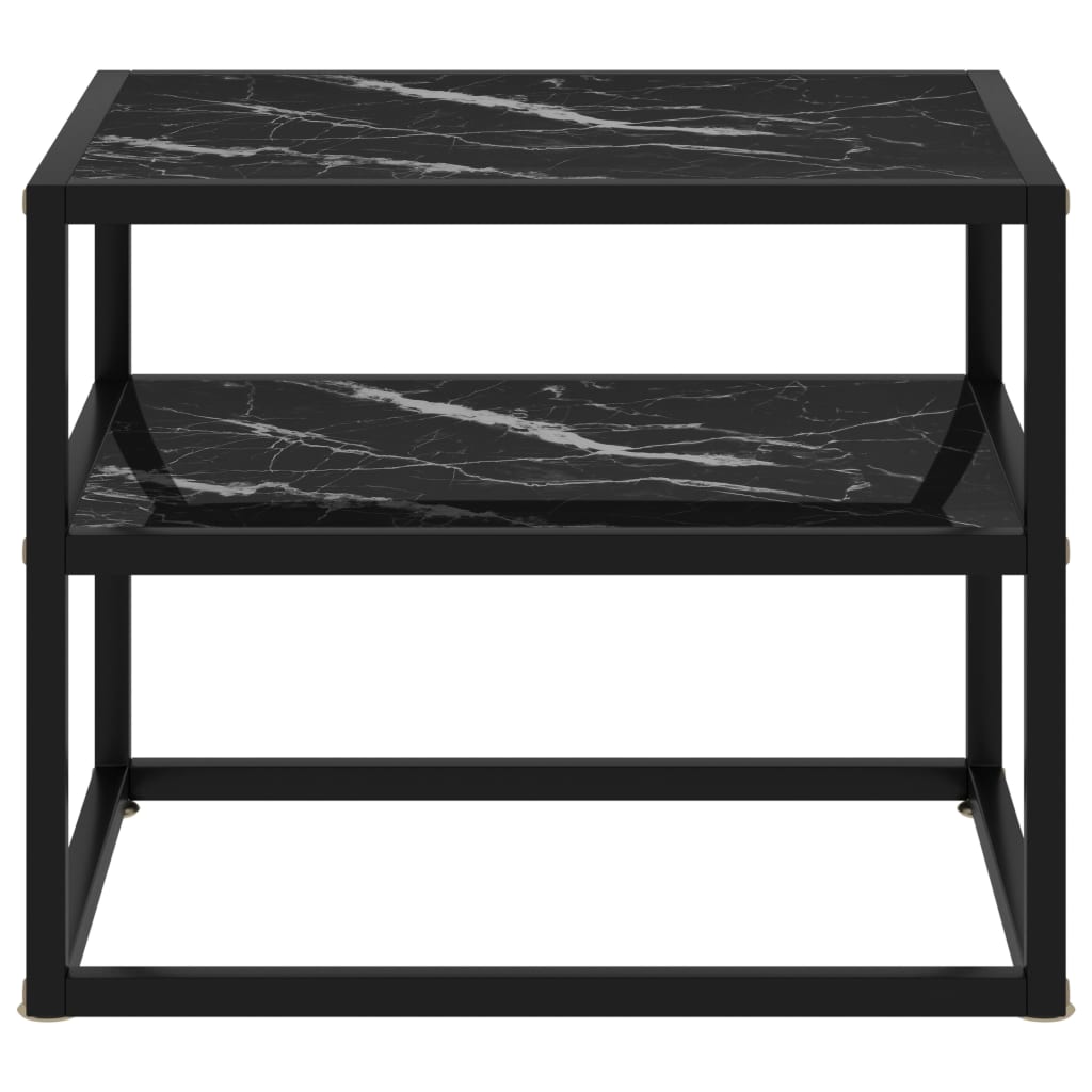 322854  Console Table Black Tempered Glass