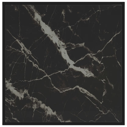 Konferenční Stolek Černý Tvrzené Sklo