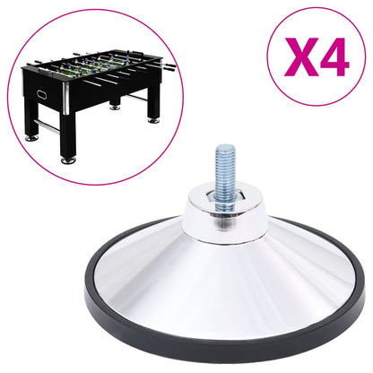 Nivelační Nohy Pro Stolní Fotbal 4 Ks Chrom