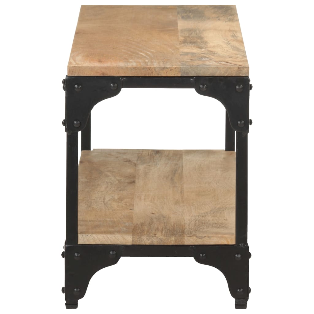 Konferenční Stolek 90 X 30 X 40 Cm Masivní Mangovníkové Dřevo