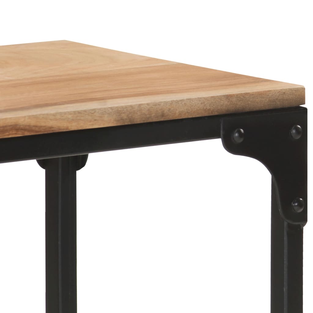 Konferenční Stolek 90 X 30 X 40 Cm Masivní Akáciové Dřevo Přírodní