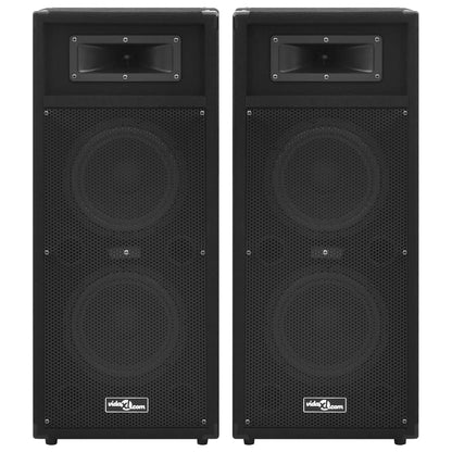 Profesionální Pasivní Hi-Fi Reproduktory 2 Ks 1000 W Černé Antracitová