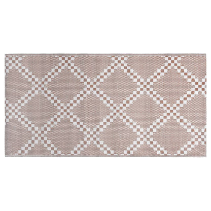 Venkovní Koberec Arakil Hnědý Pp Hnědá A Bílá