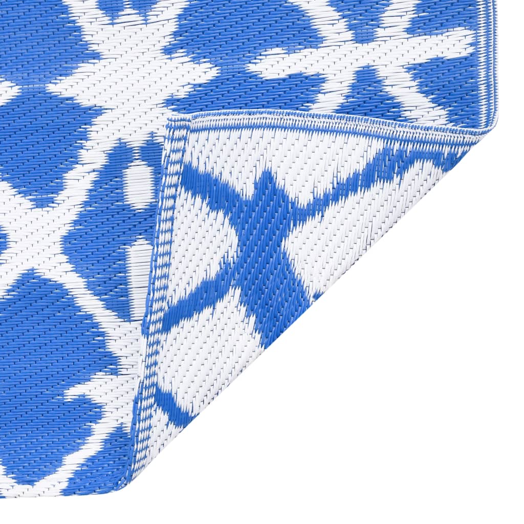 Venkovní Koberec Arakil Modrý A Bílý Pp Modro-Bílá