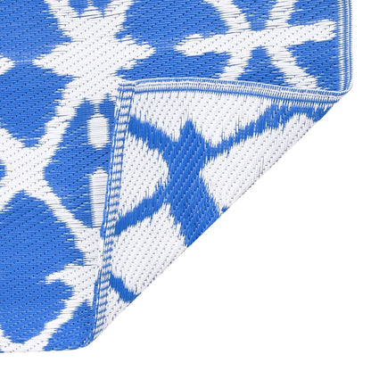 Venkovní Koberec Arakil Modrý A Bílý Pp Modro-Bílá