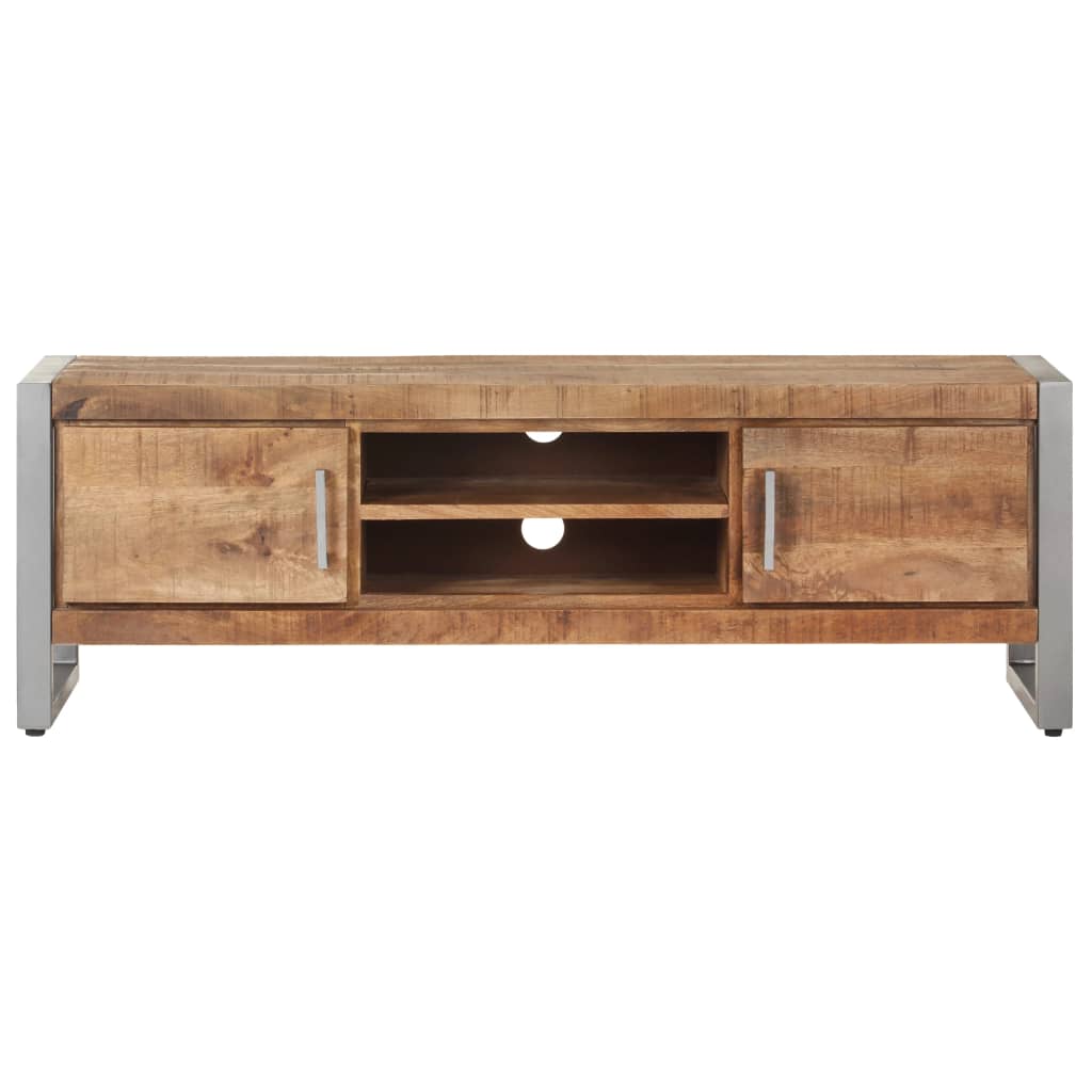 Tv Stolek 120 X 30 X 40 Cm Hrubé Mangovníkové Dřevo