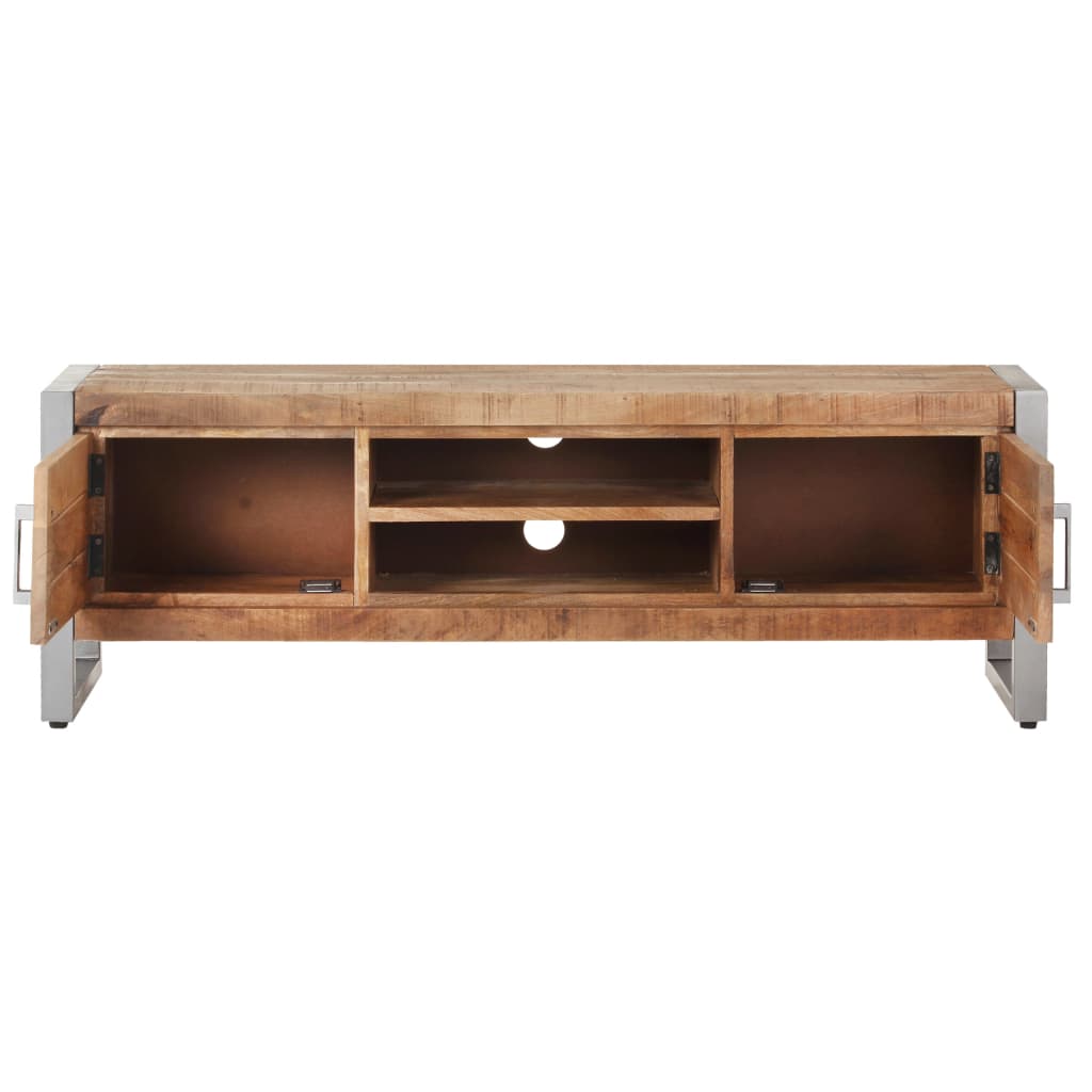 Tv Stolek 120 X 30 X 40 Cm Hrubé Mangovníkové Dřevo