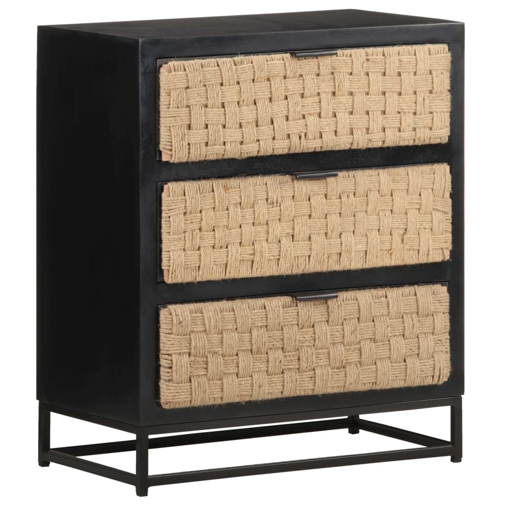 Příborník 60 X 35 X 70 Cm Masivní Mangovníkové Dřevo