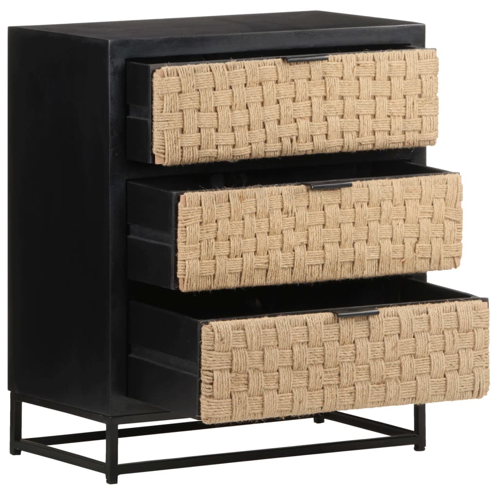 Příborník 60 X 35 X 70 Cm Masivní Mangovníkové Dřevo