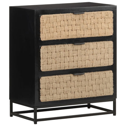 Příborník 60 X 35 X 70 Cm Masivní Mangovníkové Dřevo