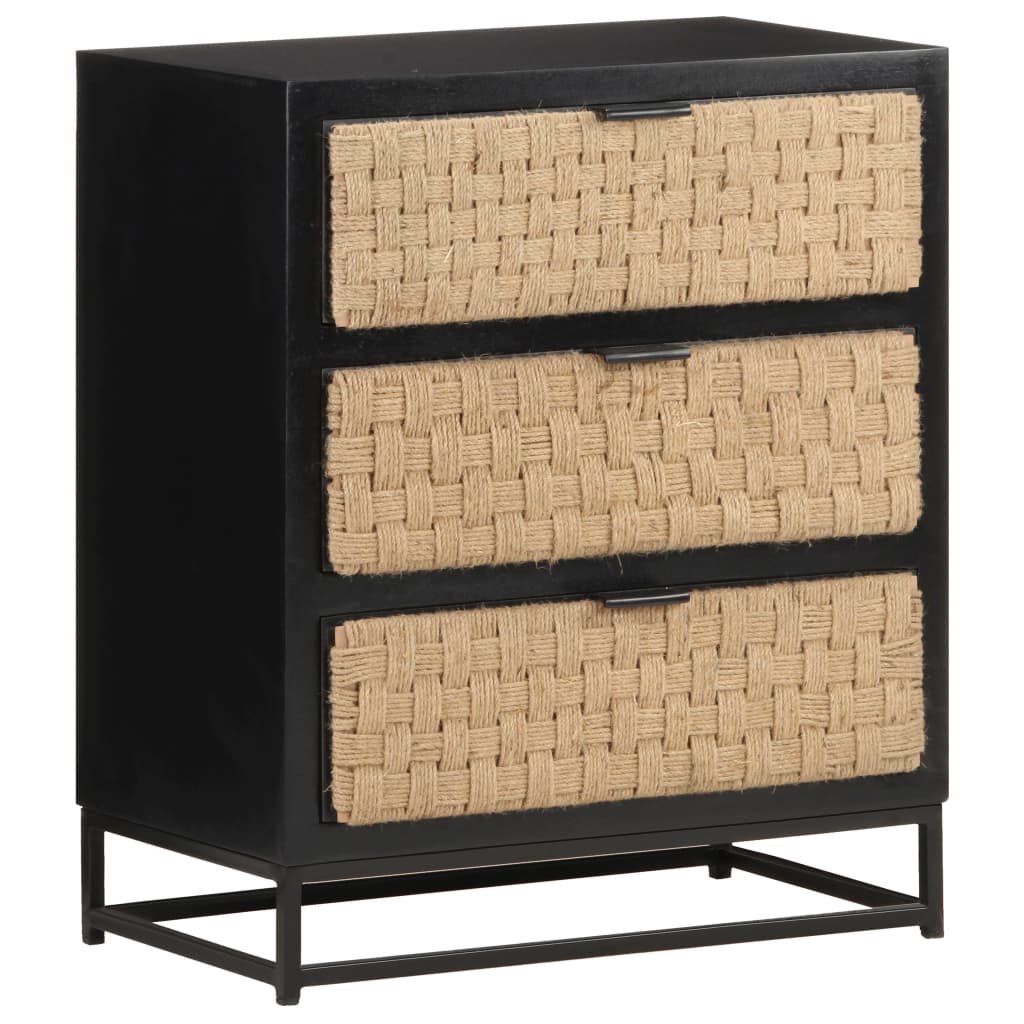 Příborník 60 X 35 X 70 Cm Masivní Mangovníkové Dřevo