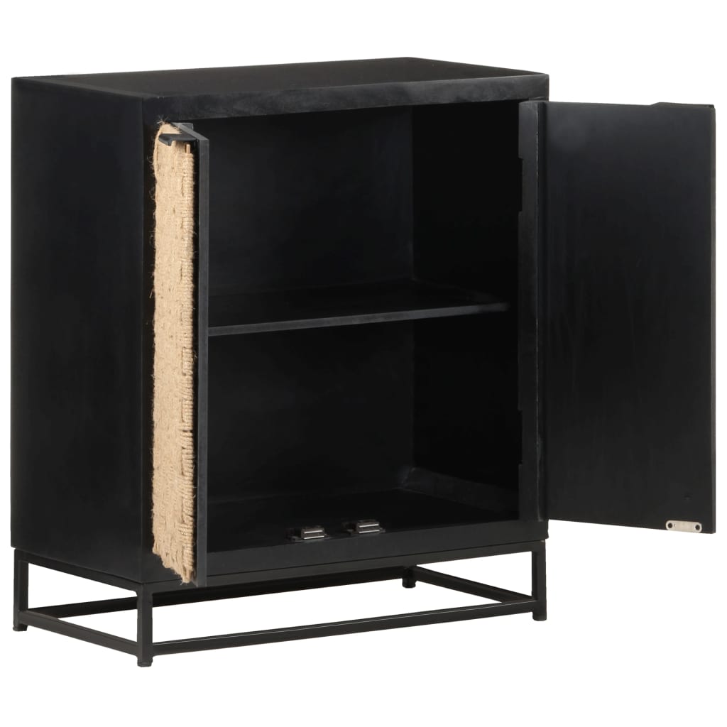 Příborník 60 X 35 X 70 Cm Masivní Mangovníkové Dřevo