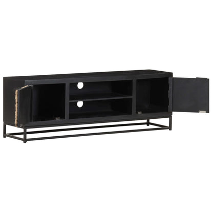 Tv Stolek 120 X 30 X 40 Cm Masivní Mangovníkové Dřevo