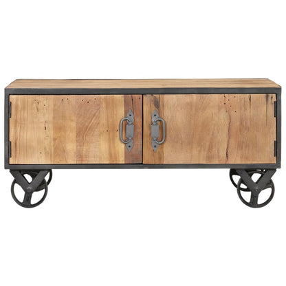 Konferenční Stolek 90 X 50 X 39 Cm Masivní Recyklované Dřevo