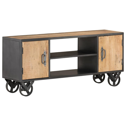 Tv Stolek 110 X 30 X 49 Cm Masivní Recyklované Dřevo