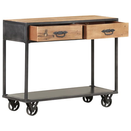 Konzolový Stolek 90 X 35 X 74 Cm Masivní Recyklované Dřevo