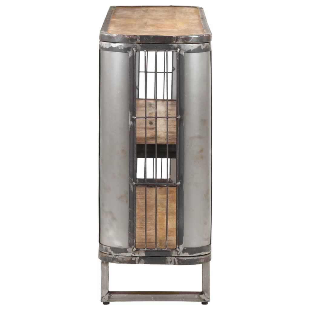 Příborník 120 X 30 X 73 Cm Masivní Mangovníkové Dřevo Vícebarevný