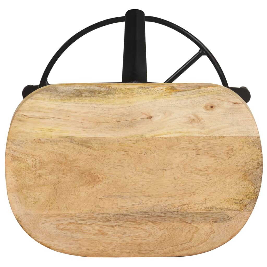 Barové Stoličky 2 Ks Masivní Mangovníkové Dřevo