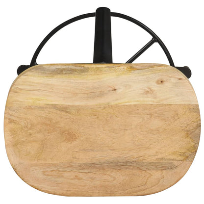 Barové Stoličky 2 Ks Masivní Mangovníkové Dřevo