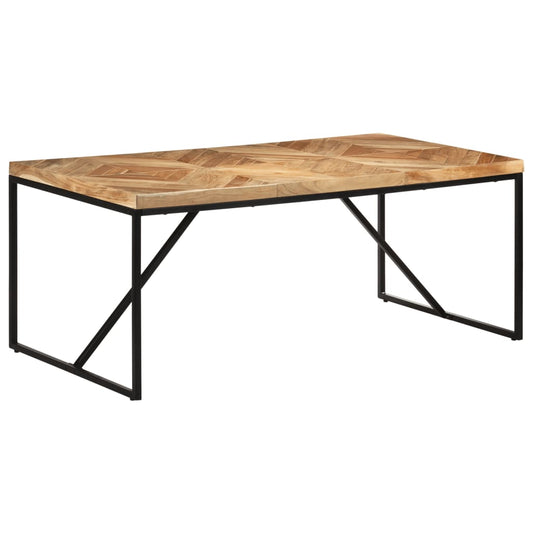 Jídelní Stůl 180 X 90 X 76 Cm Masivní Akácie A Mangovník