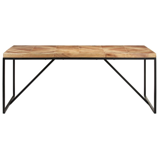 Jídelní Stůl 180 X 90 X 76 Cm Masivní Akácie A Mangovník