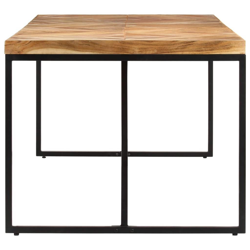 Jídelní Stůl 180 X 90 X 76 Cm Masivní Akácie A Mangovník