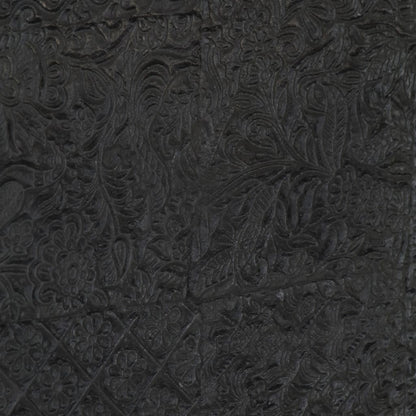 Tv Stolek Černý 115 X 30 X 46 Cm Masivní Mangovníkové Dřevo Vícebarevný