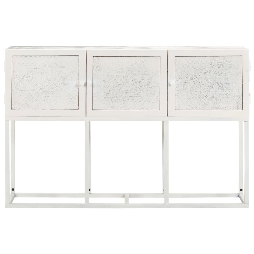 Příborník 115 X 30 X 76 Cm Masivní Mangovníkové Dřevo