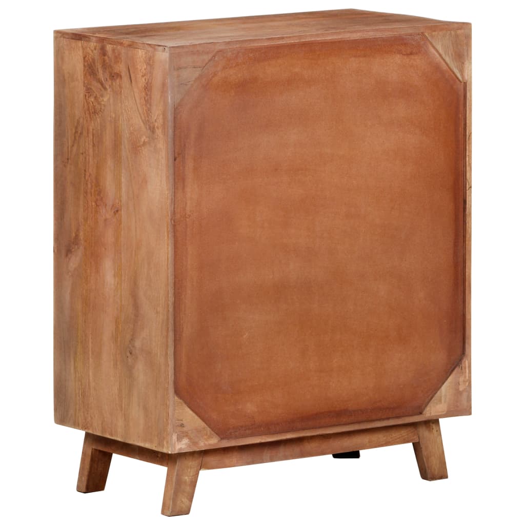 Příborník 61 X 35 X 76 Cm Masivní Mangovníkové Dřevo