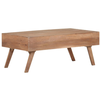 Konferenční Stolek 100 X 60 X 40 Cm Masivní Mangovníkové Dřevo