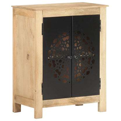 Příborník 60 X 35 X 75 Cm Masivní Mangovníkové Dřevo Vícebarevný