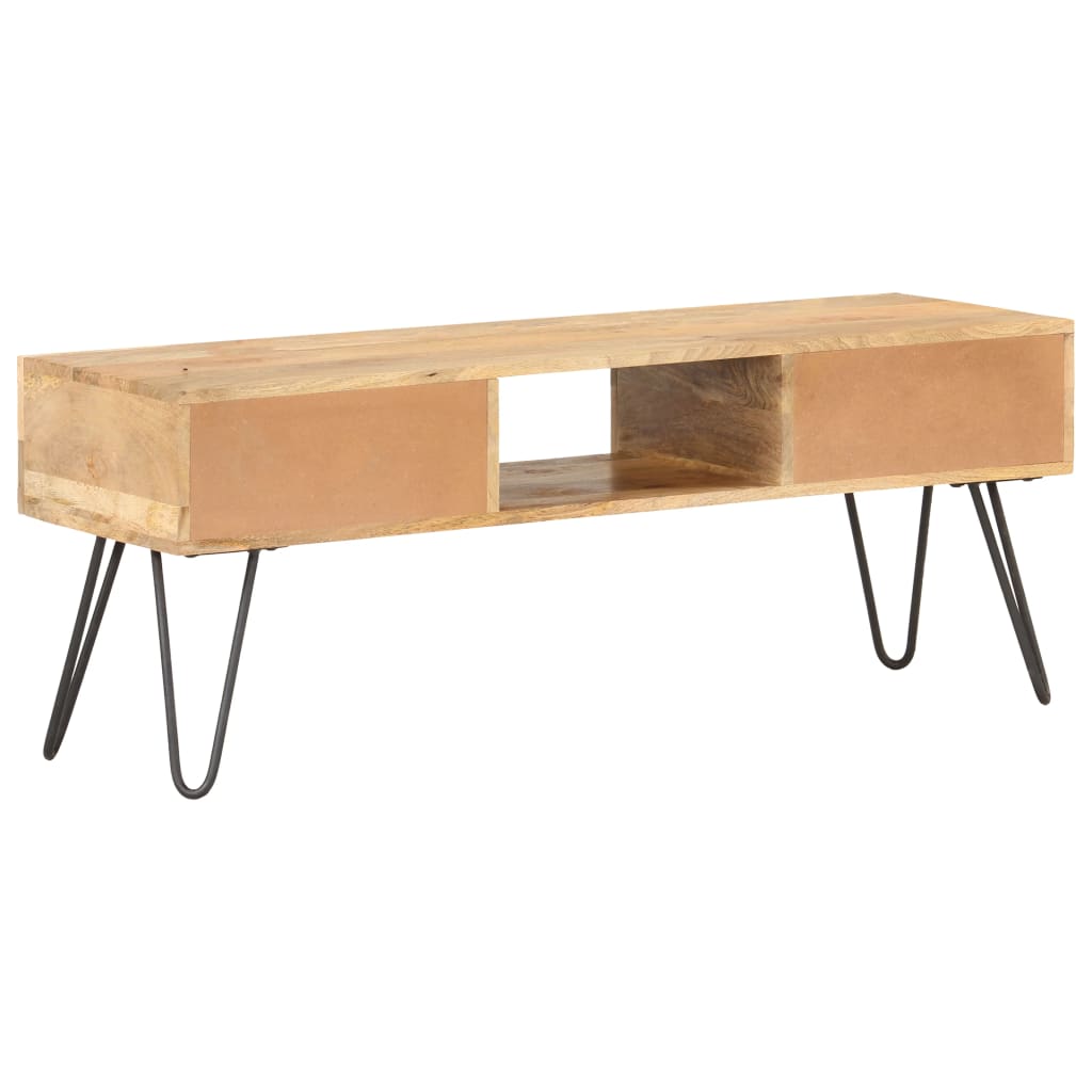 Tv Stolek 120 X 35 X 45 Cm Masivní Mangovníkové Dřevo