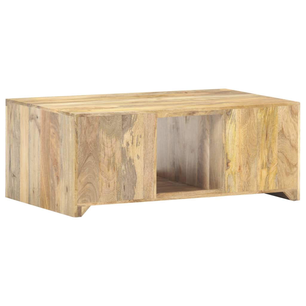 Konferenční Stolek 90 X 50 X 35 Cm Masivní Mangovníkové Dřevo