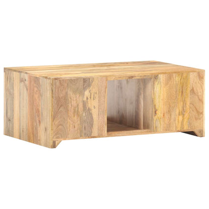 Konferenční Stolek 90 X 50 X 35 Cm Masivní Mangovníkové Dřevo