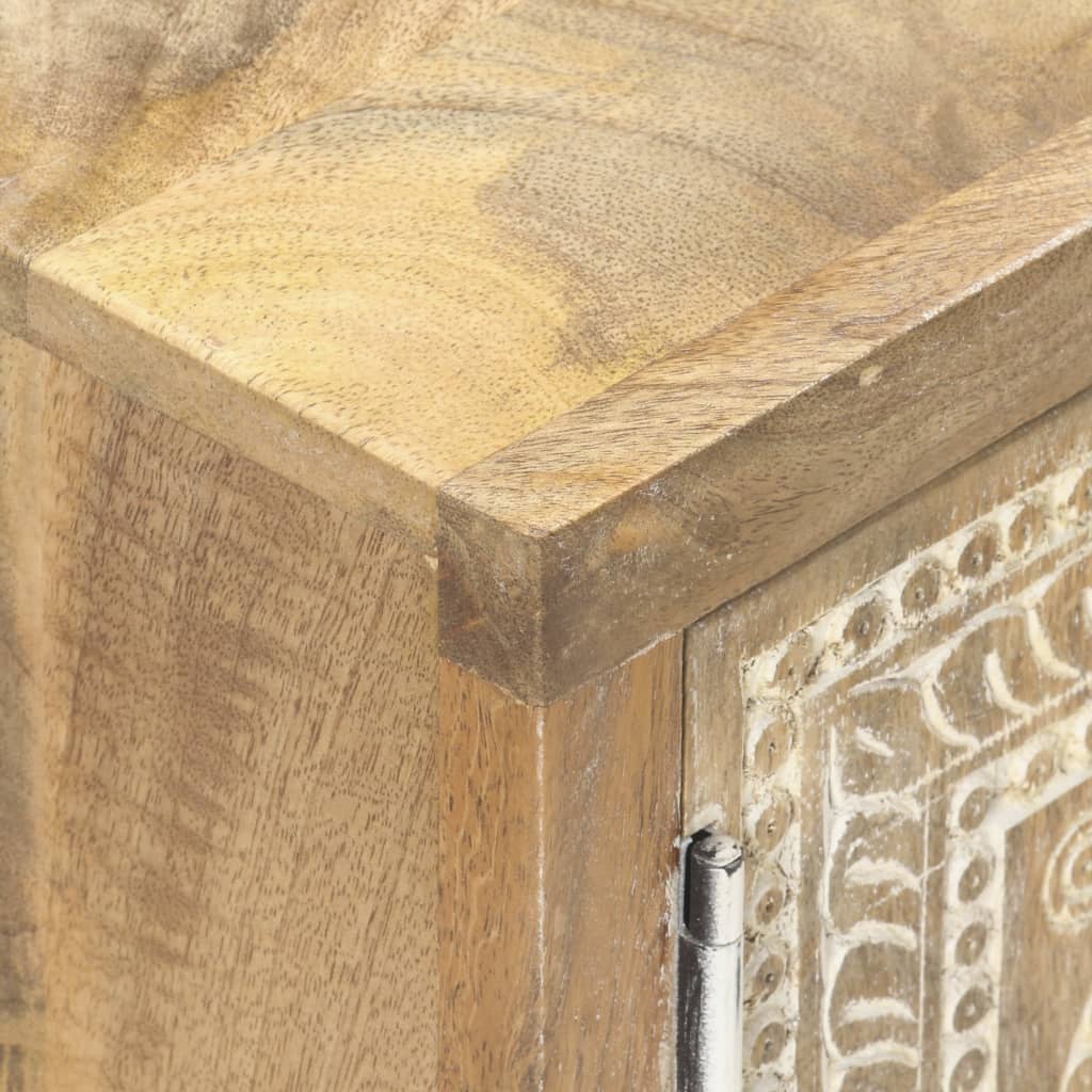 Konferenční Stolek 90 X 50 X 35 Cm Masivní Mangovníkové Dřevo