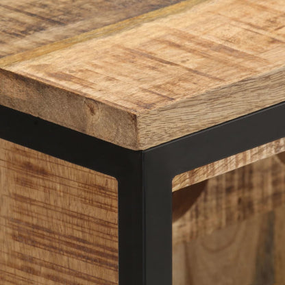 Skříňka Na Víno 62 X 33 X 78,5 Cm Hrubé Mangovníkové Dřevo