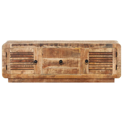 Tv Stolek 120 X 30 X 40 Cm Hrubé Mangovníkové Dřevo