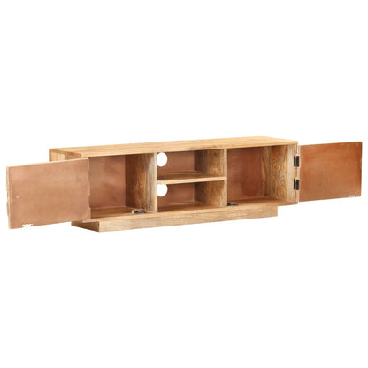 Tv Stolek 116 X 30 X 35 Cm Masivní Mangovníkové Dřevo