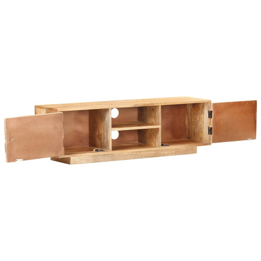 Tv Stolek 116 X 30 X 35 Cm Masivní Mangovníkové Dřevo