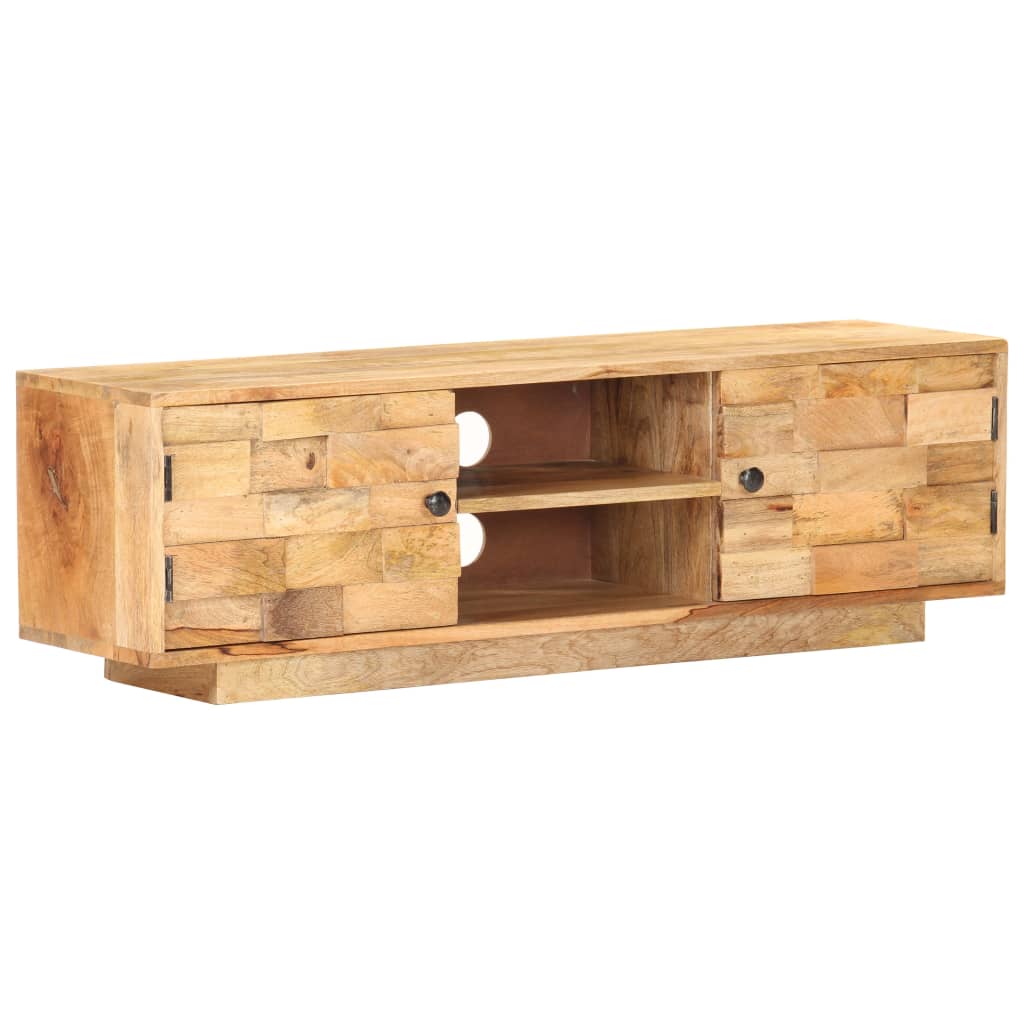 Tv Stolek 116 X 30 X 35 Cm Masivní Mangovníkové Dřevo