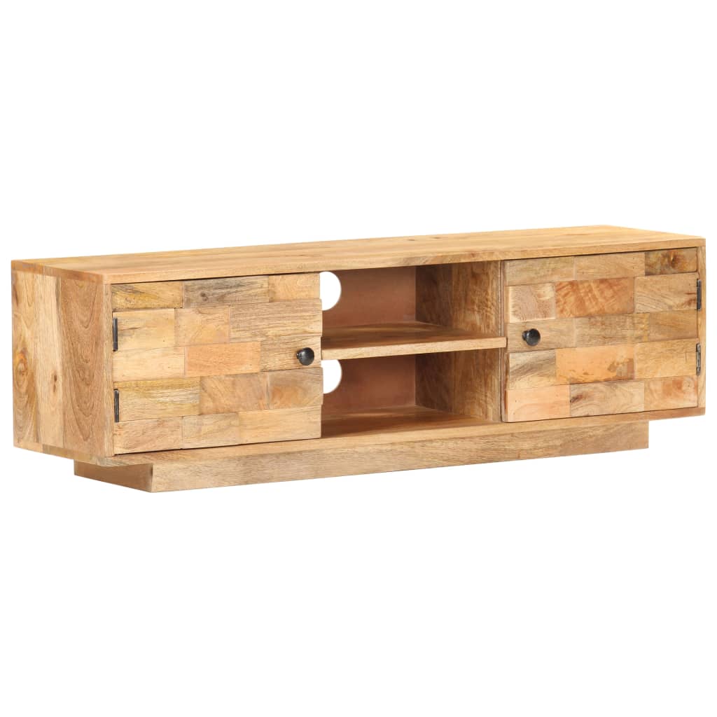 Tv Stolek 116 X 30 X 35 Cm Masivní Mangovníkové Dřevo