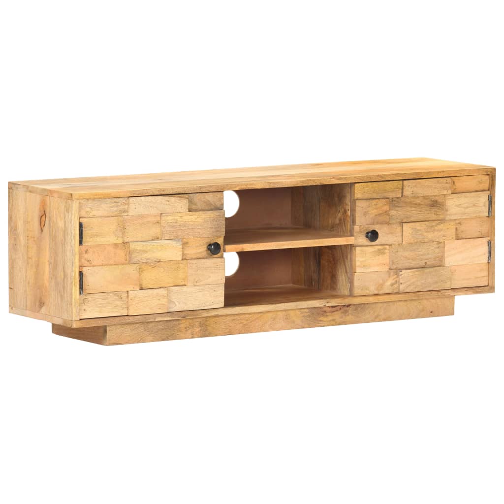 Tv Stolek 116 X 30 X 35 Cm Masivní Mangovníkové Dřevo
